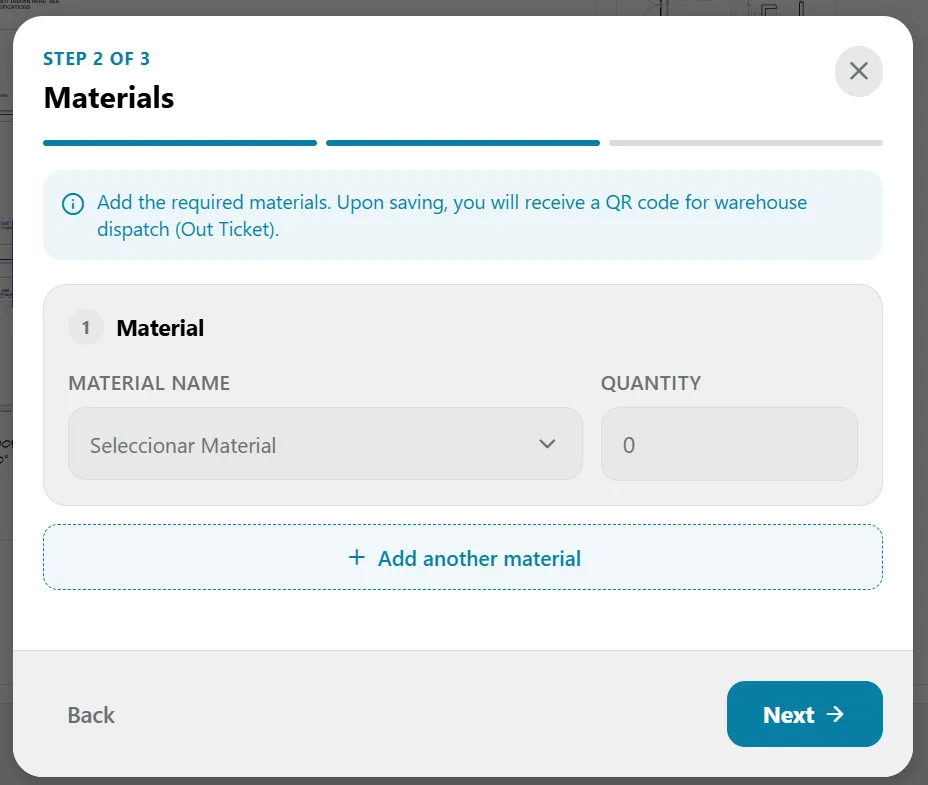 Asignar Materiales - Paso 2 EdBuildSoft