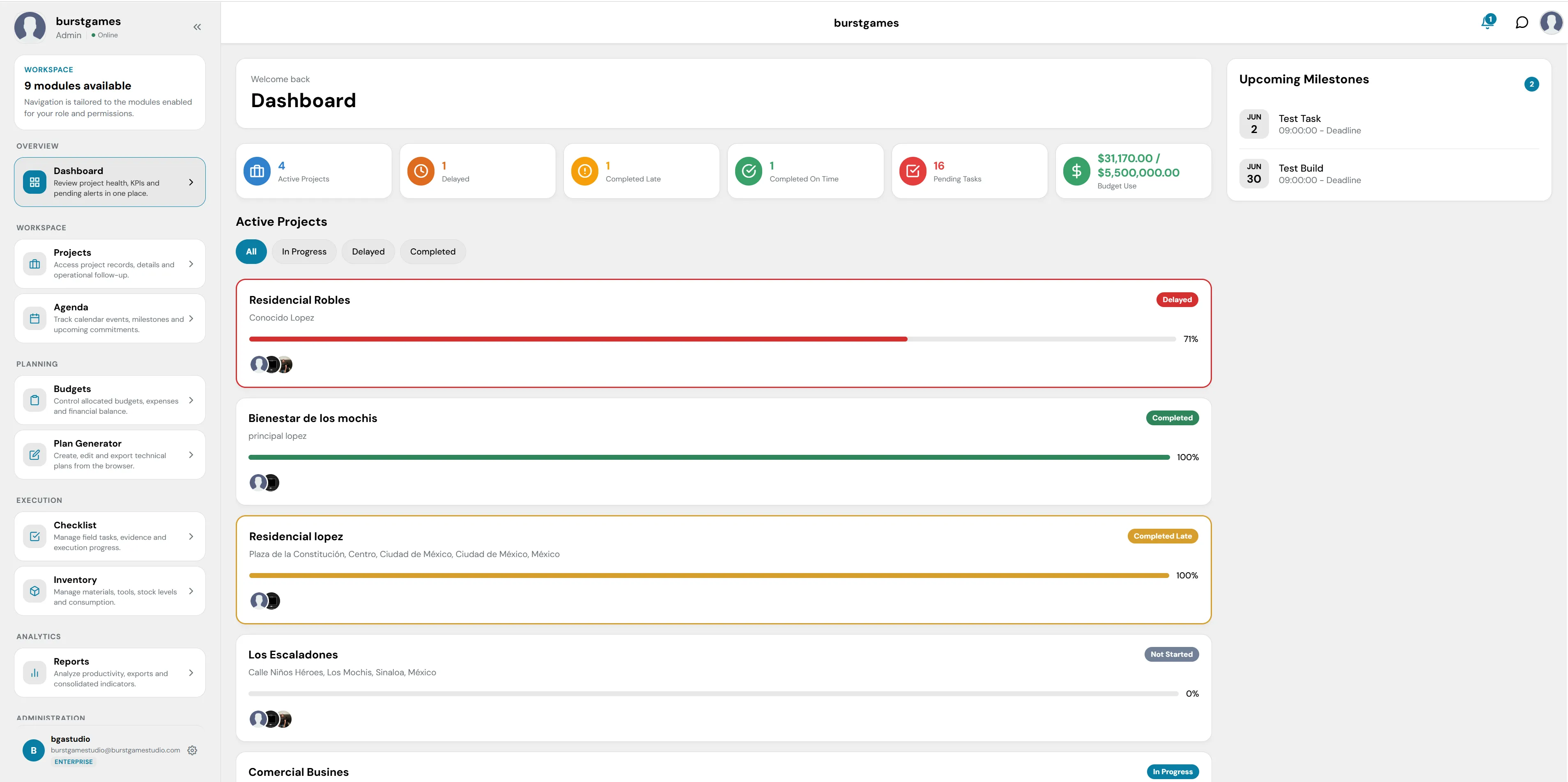 Interfaz Principal EdbuildSoft