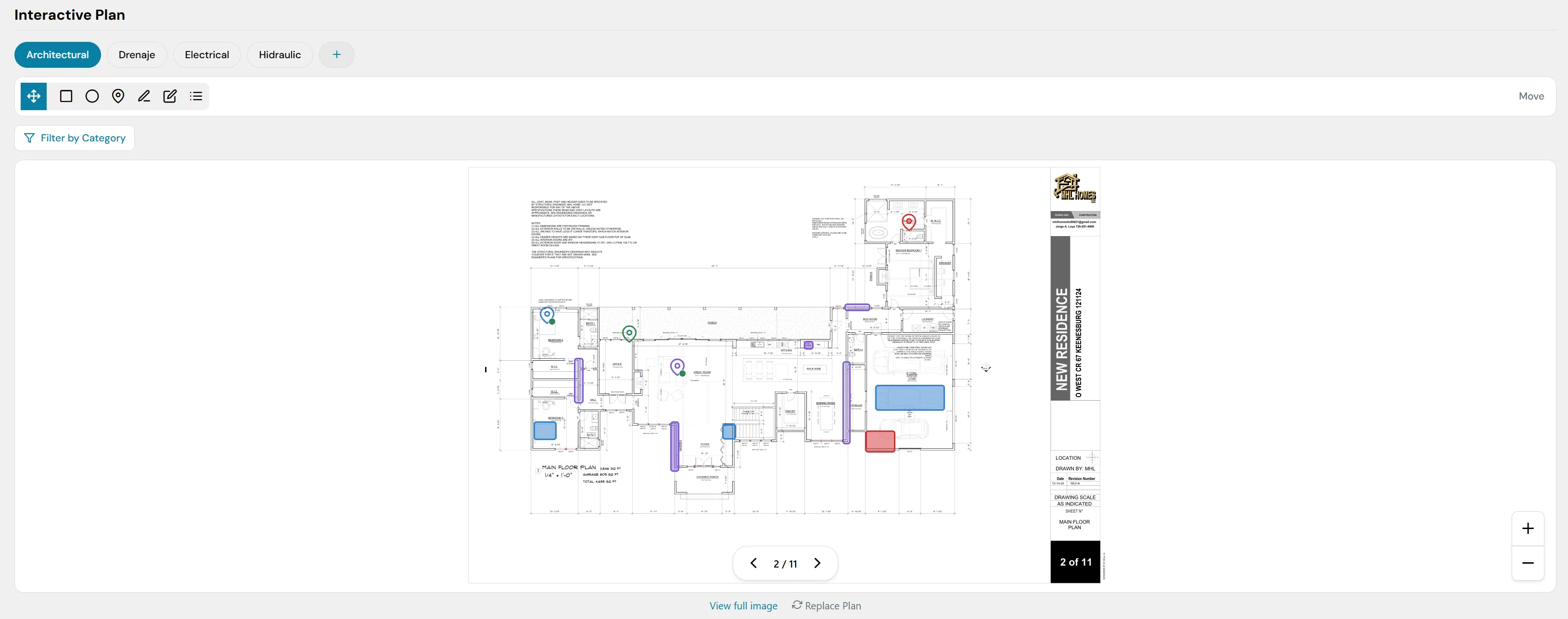 Plano Interactivo de EdBuildSoft