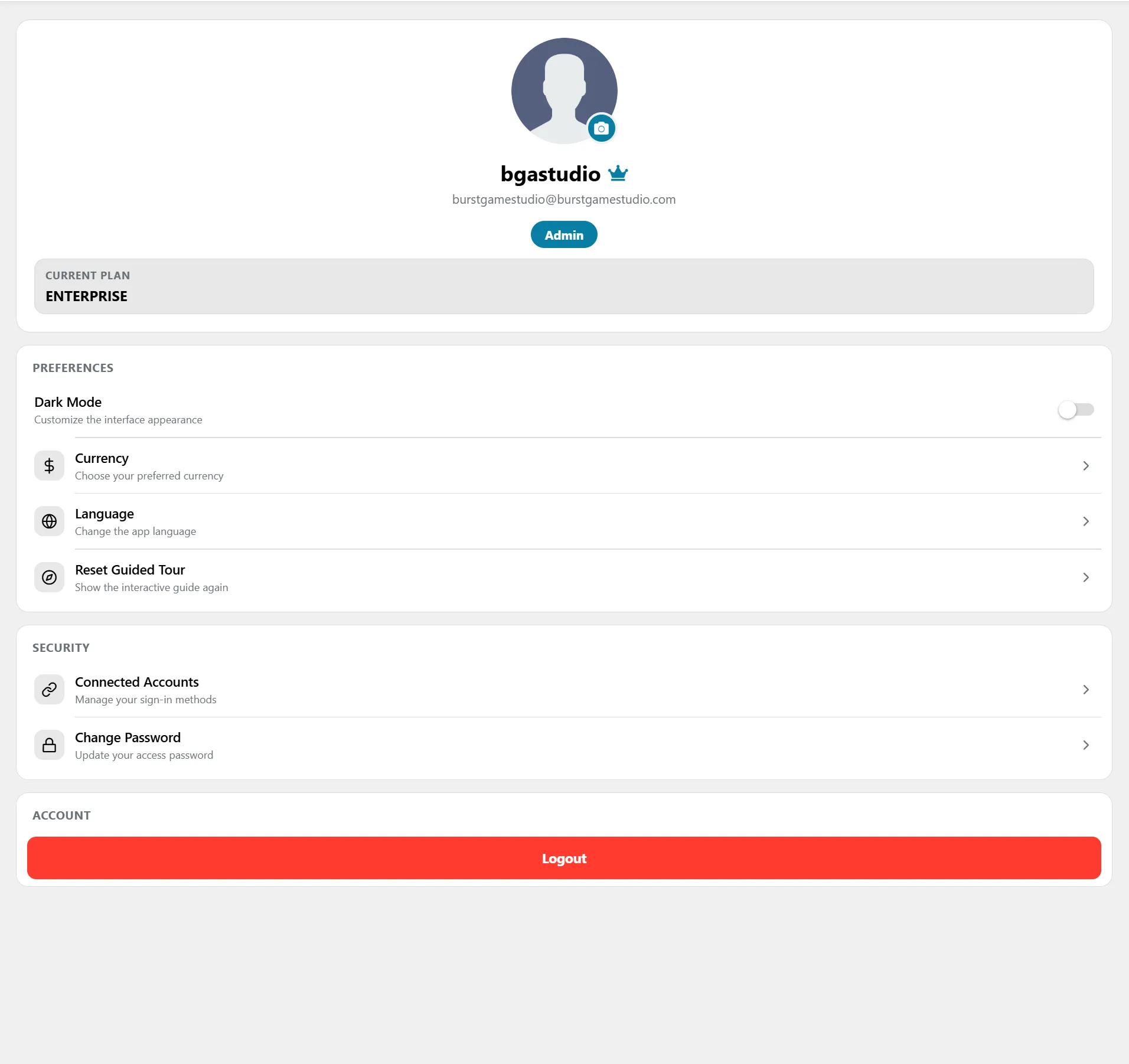 Configuración de Perfil EdBuildSoft