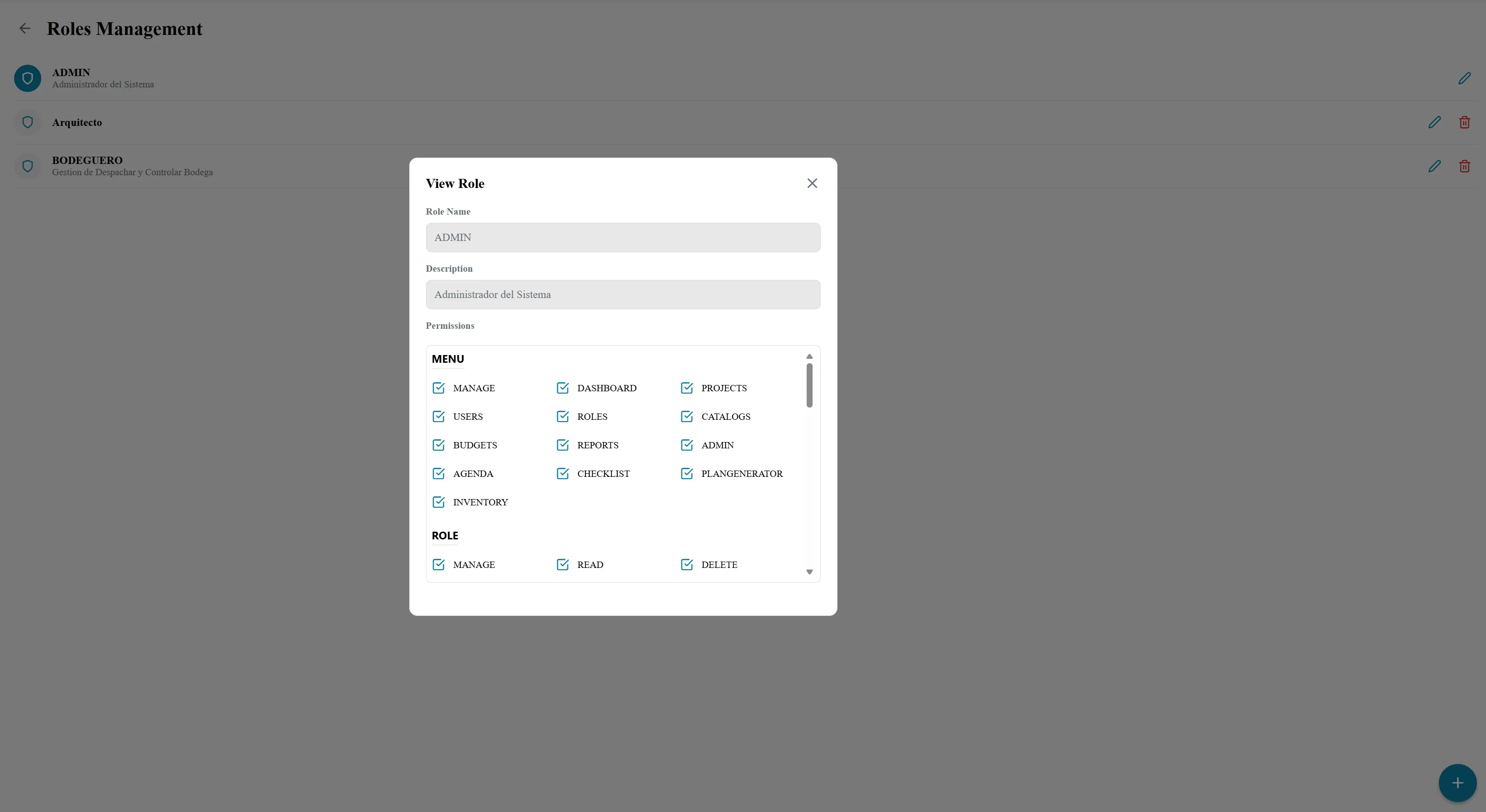Roles y Permisos de EdBuildSoft